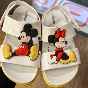 Mini Melissa Minnie &mickey mouse shoes